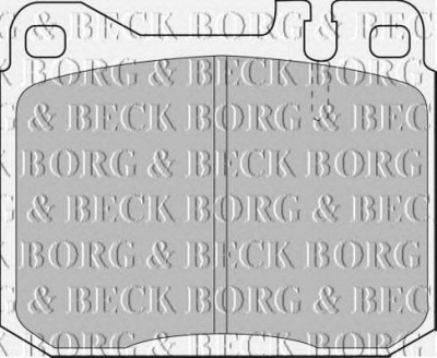 BORG & BECK bbp1061 -  Комплект тормозных колодок, дисковый тормоз